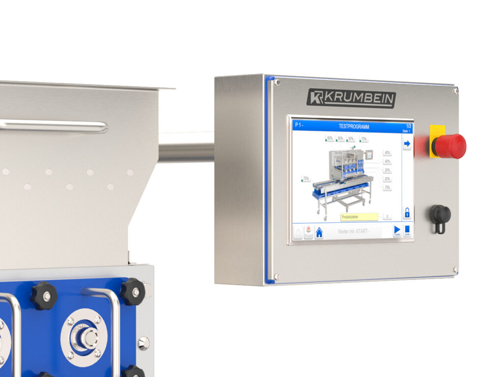 Bedienterminal mit 10 Zoll Touch-Display der MSS 600 omniTOP